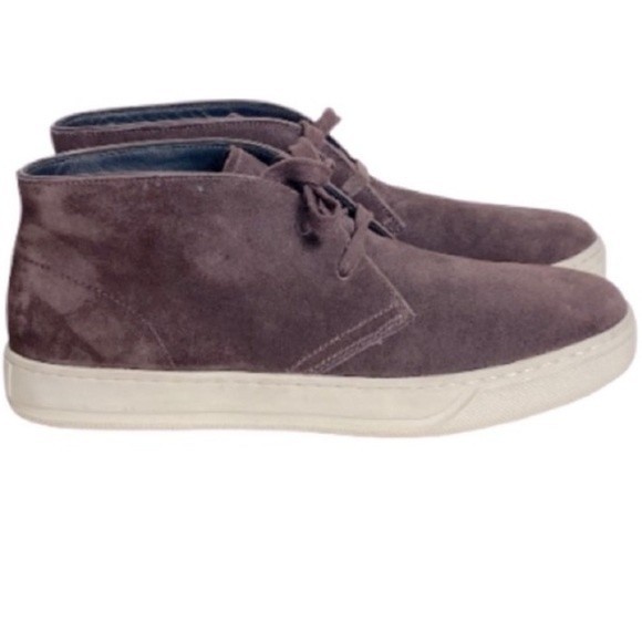 COPY - Vince Boots "Abe" Sport Suede  Brown High-Top Leather lining Size 7 - Picture 1 of 17